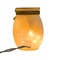 Stony Creek 4.0 Inch Holiday Bells Pre-Lit Small Jar Christmas Lighted Glass Accent , Bells Ribbon Lit Jar